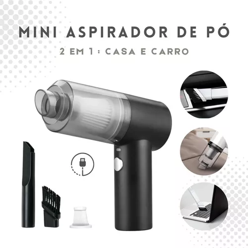 Aspirador de Mão Portátil Recarregável USB – Limpeza Rápida e Eficiente para Carro e Casa! 6 Aspirador de Mão Portátil Recarregável USB – Limpeza Rápida e Eficiente para Carro e Casa! - Imagem 6