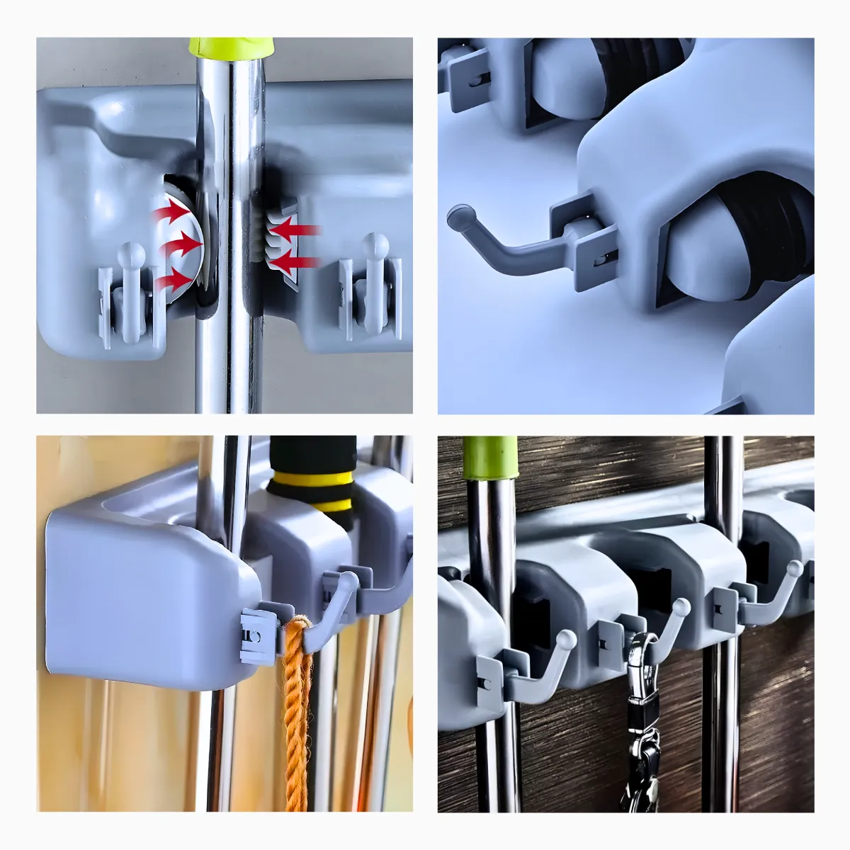 Suporte Multiuso com 6 Ganchos – Organização Inteligente para sua Casa! 7 Suporte Multiuso com 6 Ganchos – Organização Inteligente para sua Casa! - Imagem 7