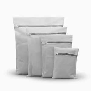 🧺 Saco de lavanderia - Bolsas Protetoras para Lavagem de Roupas Delicadas – Kit com 4 Unidades