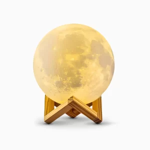 Ilumine Seus Sonhos com a Luminária Lua Cheia 3D LED RGB: Magia e Conforto ao Seu Alcance!