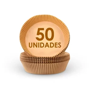 Formas de Papel Descartáveis para Fritadeira Elétrica – 50 Unidades
